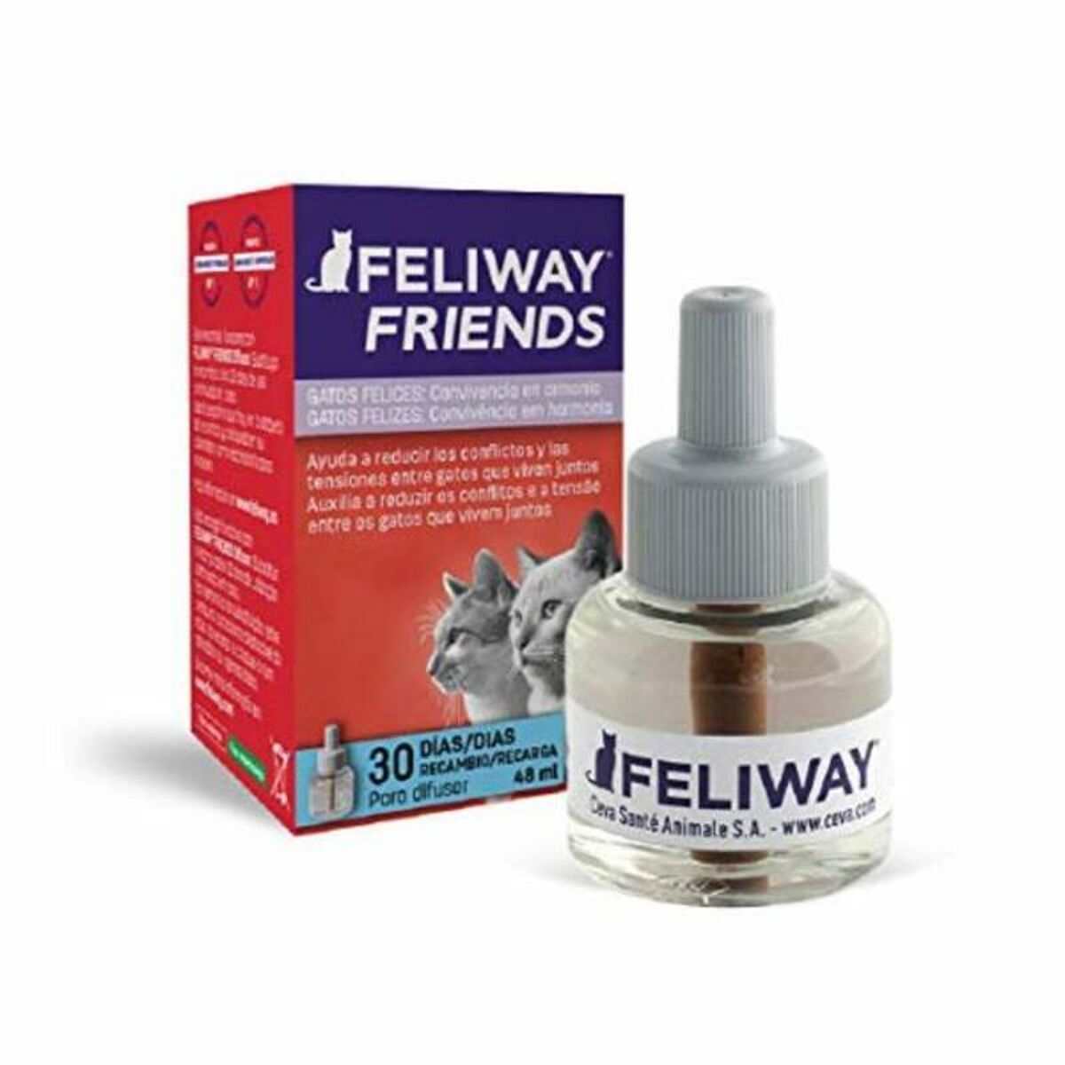 Ceva Navulling Voor Verstuiver Feliway Friends 48 Ml