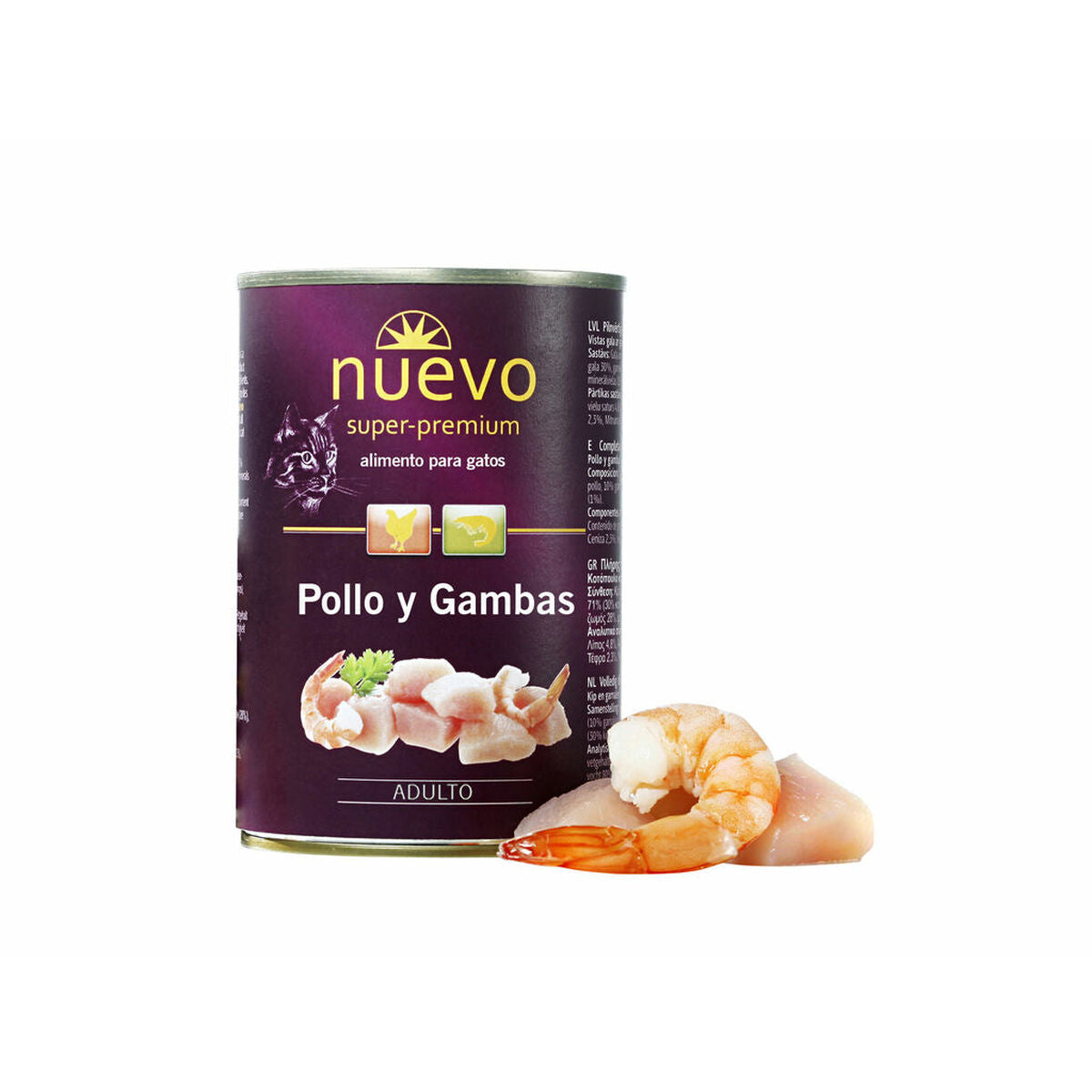 Nuevo Kattenvoer Nuevo Kip 2 Kg 400 Gr