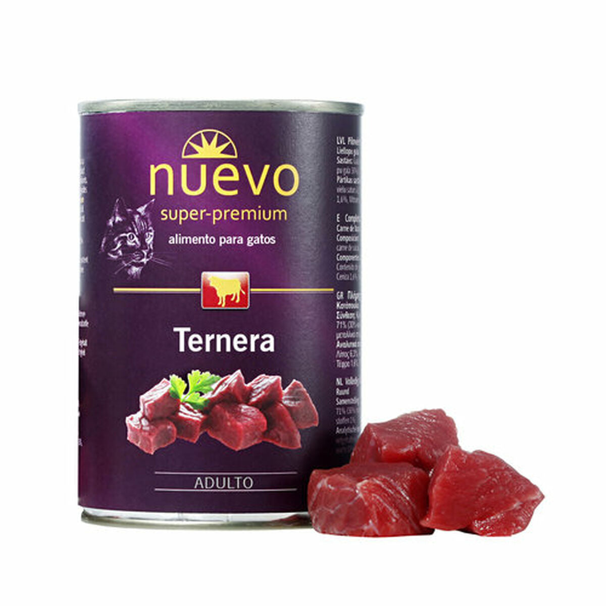 Nuevo Kattenvoer Nuevo Kalfsvlees 2 Kg 400 Gr