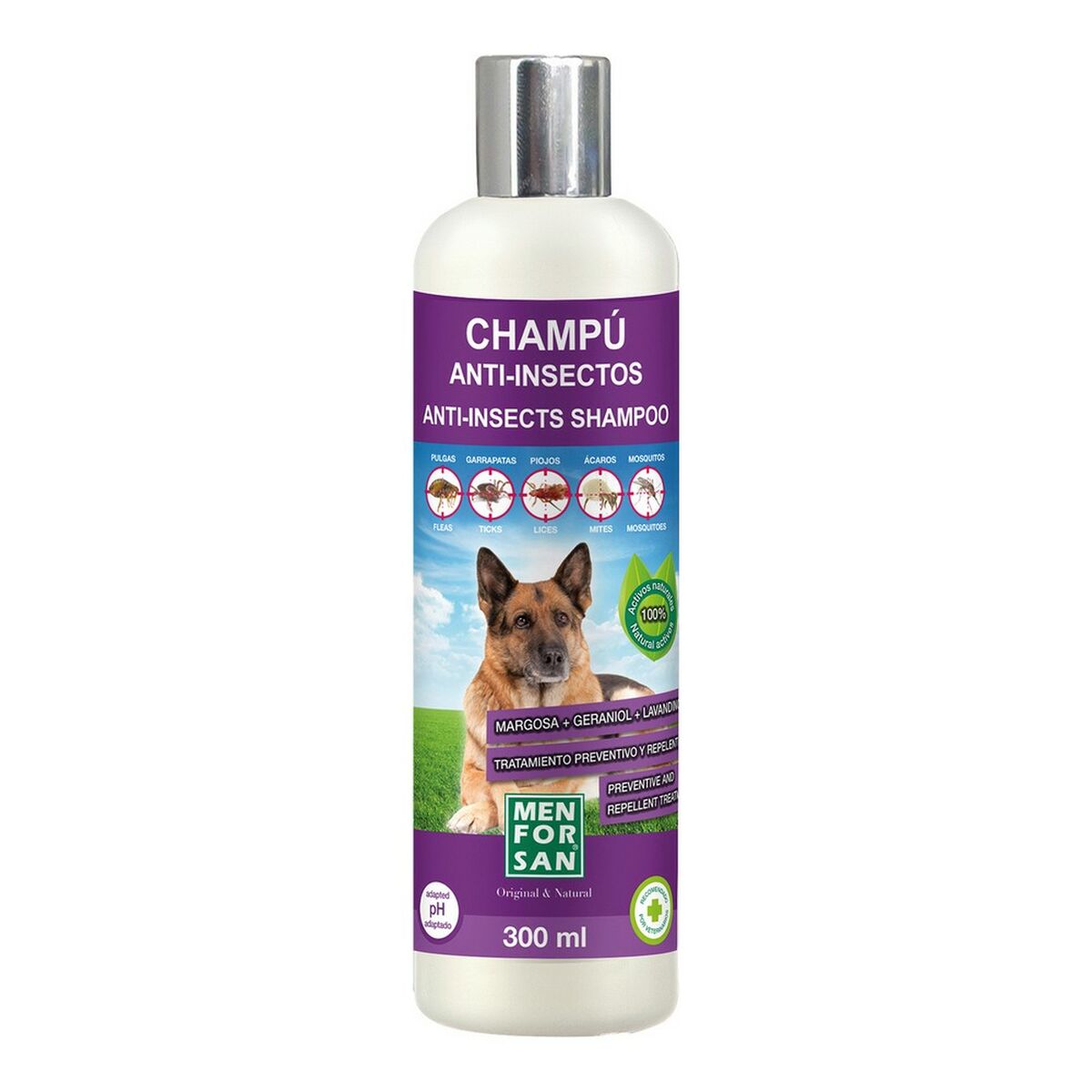 Menforsan Dierenshampoo Menforsan 300 Ml Insectenafweermiddel Hond