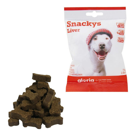 Gloria Snack Voor Honden Gloria Display Snackys Lever (30 X 75 G)