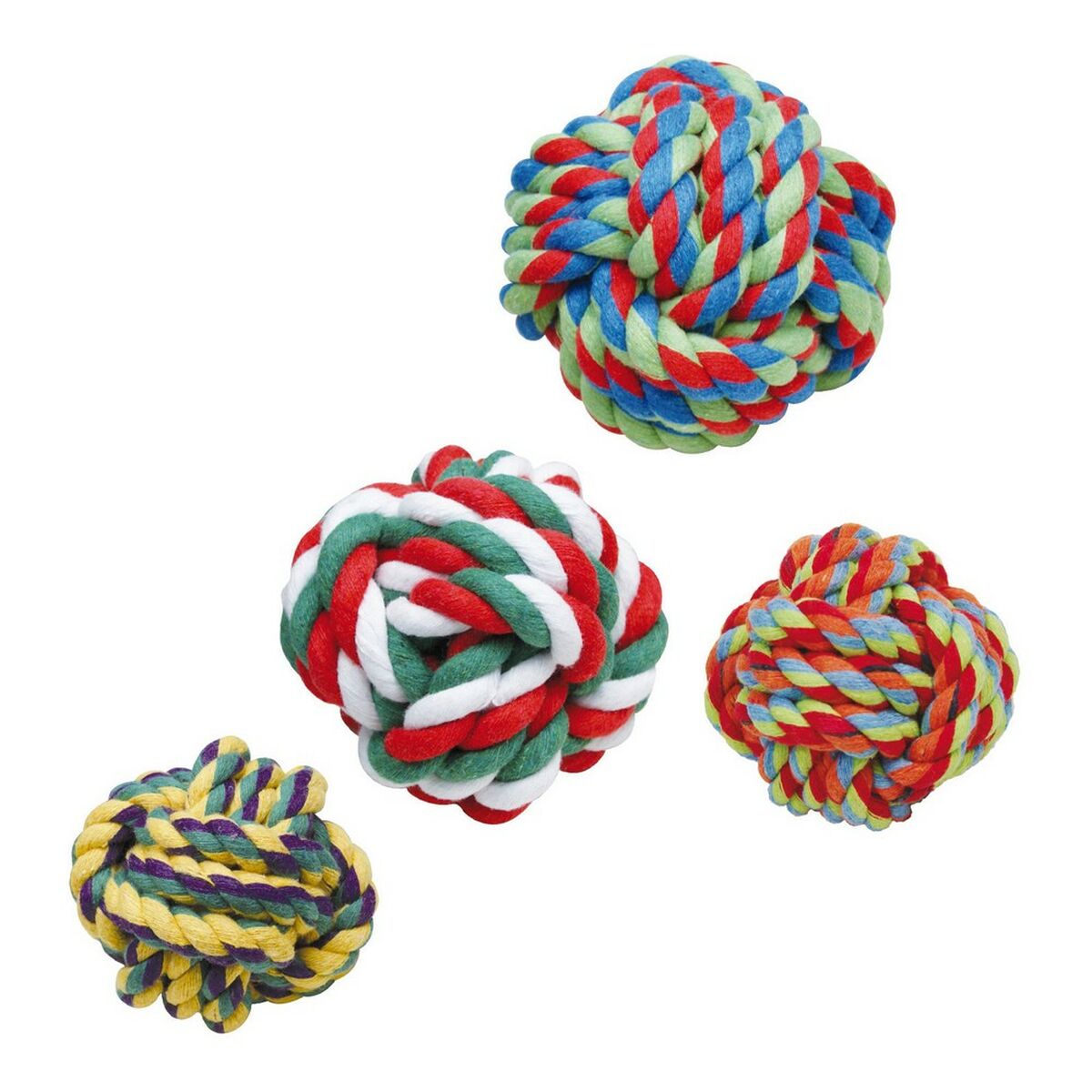 Gloria Hondenspeelgoed Gloria Polyester Katoen Multicolour (7-8 Cm)