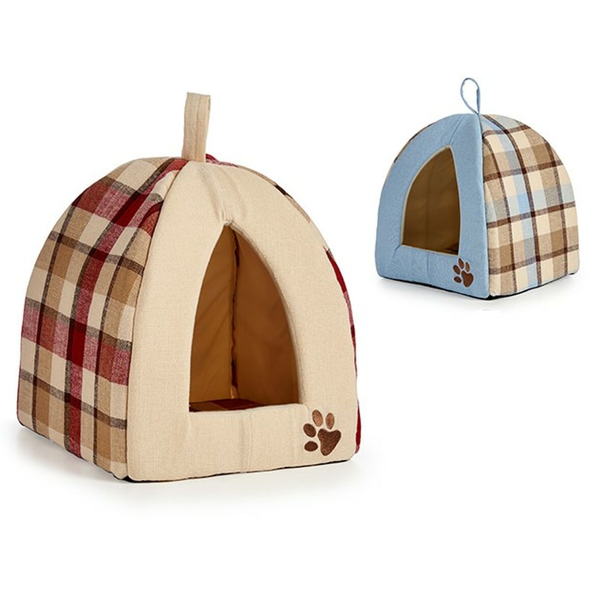 Mascow Hondenbed Geruit 33 X 45 X 33 Cm (6 Stuks)